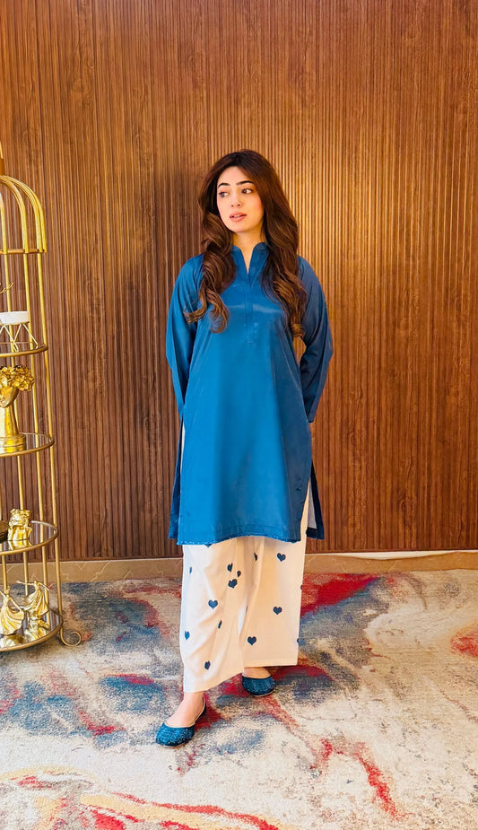 Aleesa-blue 2 pc - Kavya