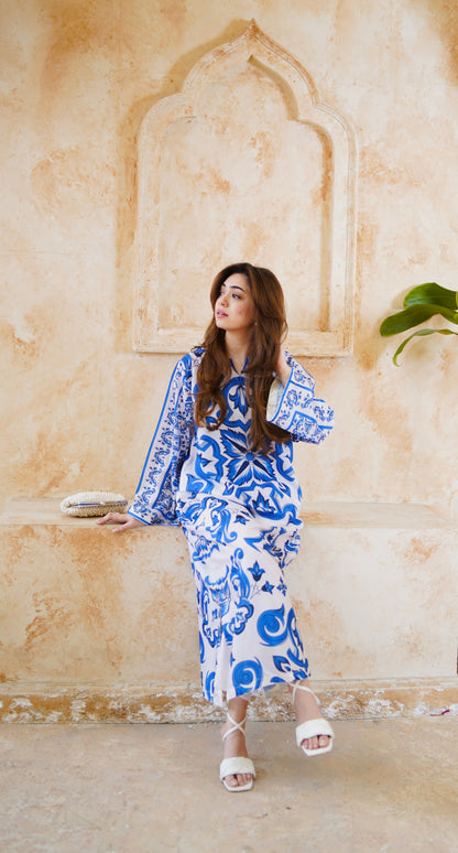 Sajal kaftan-2pc