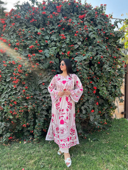 Aneela kaftaan-2pc