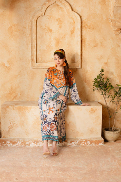 Amber kaftaan-2pc