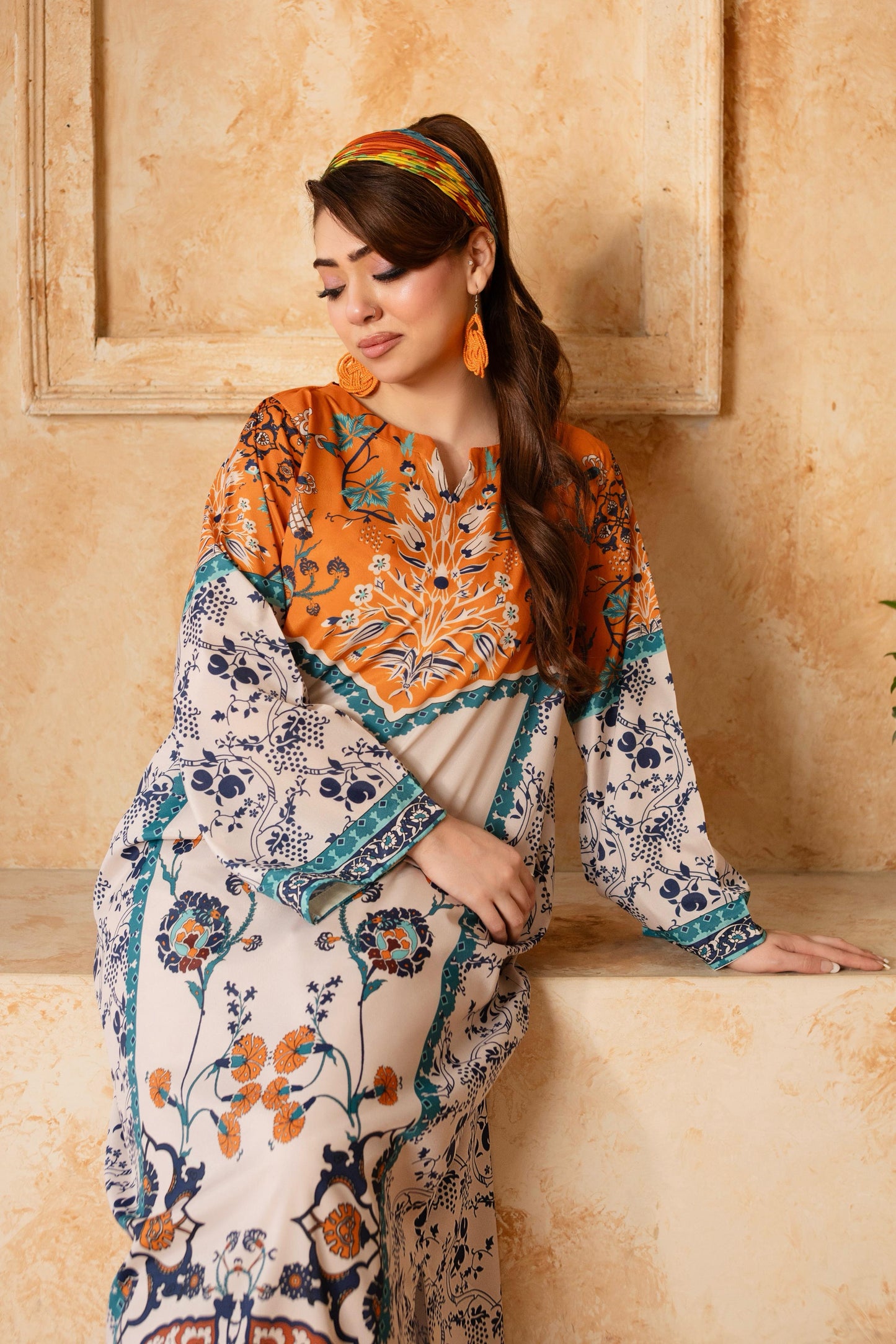 Amber kaftaan-2pc